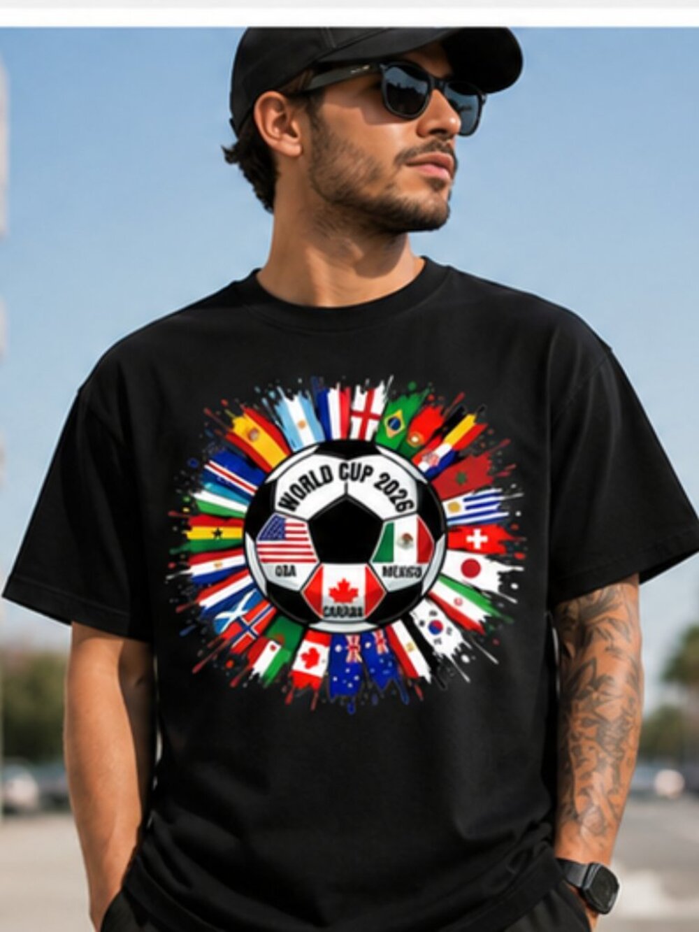 2026 Soccer Shirt, International Football Tee, USA Canada Mexico Fan Gift - Picture 3 of 4